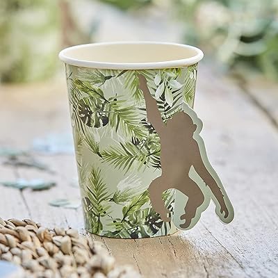 Ginger ray let's go wild pop-up monkey gobelets en papier, paquet de 8, multicolore. En tant que leader du marché en ligne en Côte d'Ivoire, DIAYTAR COTE D'IVOIRE se distingue par son engagement envers l'excellence et la satisfaction client. Avec plus de 300000 références disponibles, la boutique en ligne propose un large éventail de produits pour hommes, femmes et enfants, répondant ainsi aux besoins et attentes des consommateurs.