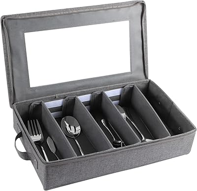 Étui de rangement pour couverts avec séparateurs réglables, support de rangement pour couverts avec couvercle zippé pour organiser les couverts, couverts et couverts, gris. La boutique en ligne DIAYTAR COTE D'IVOIRE est l'ultime destination pour les consommateurs ivoiriens qui recherchent des produits de qualité à des prix compétitifs. Avec plus de 300 000 références disponibles, les clients peuvent choisir parmi une vaste sélection de produits pour répondre à leurs besoins quotidiens. De l'électronique à la mode, en passant par les produits alimentaires, DIAYTAR COTE D'IVOIRE a tout pour satisfaire les désirs de ses clients.