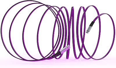 Câble usb type c de 6 pieds de long pour une charge rapide 3a, câble led de type c vers a compatible avec samsung galaxy s20 s10 s9 s8 plus, câble de charge rapide pour note 10 9 8 et lg v50v 40g 8g7 (violet). En tant que boutique en ligne généraliste leader en Cote d'Ivoire, DIAYTAR COTE D'IVOIRE vous offre une expérience d'achat unique et personnalisée. Nous disposons d'une équipe d'experts passionnés qui travaillent sans relâche pour vous proposer plus de 300 000 références de produits de haute qualité. Nous sommes fiers de vous servir.