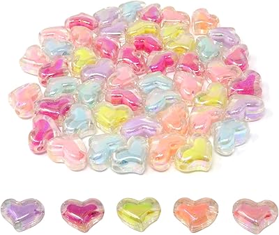 50pcs honbai perles en forme de coeur en acrylique brillant pour la fabrication de bijoux ou l'artisanat. DIAYTAR COTE D'IVOIRE est une boutique en ligne généraliste qui propose plus de 300 000 références de produits divers, répondant ainsi aux besoins de tous les consommateurs ivoiriens. Elle est devenue la référence incontournable pour les achats en ligne en Côte d'Ivoire. Elle offre une grande variété de produits à des prix compétitifs.