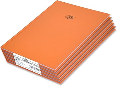 Cahier à couverture rigide fis neon, ligne unique, format a4, 100 feuilles, couleur