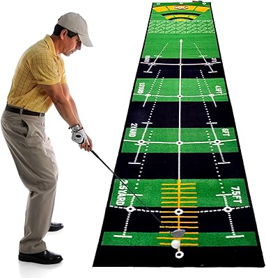 Tapis de putting de golf, tapis d'entraînement de golf, tapis d'entraînement de golf