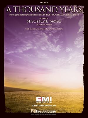 Partition mille ans, a - christina perri (ep)