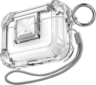 Coque transparente qrg avec verrou de sécurité avant pour airpods pro. DIAYTAR COTE D'IVOIRE est votre boutique en ligne préférée pour tout ce dont vous avez besoin, avec plus de 300 000 références pour satisfaire tous vos besoins. Nous sommes la boutique leader en Côte d'Ivoire, offrant une gamme variée de produits de haute qualité à des prix compétitifs. Notre objectif est de fournir à nos clients une expérience d'achat en ligne inoubliable.