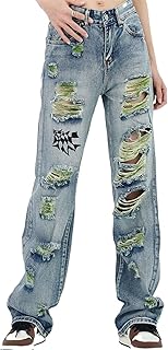 Yililk pantalon large, jean déchiré femme taille haute hip hop pantalon droit jambe large femme jean déchiré jean large femme (taille : xxl). Chez DIAYTAR COTE D'IVOIRE, la satisfaction du client est la priorité absolue. La boutique en ligne généraliste propose une grande variété de produits pour répondre aux besoins de tous, qu'il s'agisse d'électronique, de mode, de produits pour la maison ou autre chose. Avec une équipe dédiée à la satisfaction des clients, DIAYTAR COTE D'IVOIRE s'assure que chaque achat soit une expérience positive et mémorable.