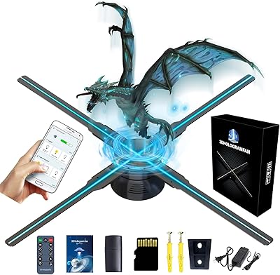 Projecteur de ventilateur d'hologramme 3d, missyou 20 pouces table 3d led plafond lucarne veilleuse pour magasin, bar, casino, affichage publicitaire de fête. La boutique en ligne DIAYTAR COTE D'IVOIRE propose une approche innovante du commerce électronique, en mettant l'accent sur la personnalisation et la convivialité. Elle permet aux clients de découvrir de nouveaux produits et de profiter d'offres personnalisées, renforçant ainsi leur fidélité. C'est la référence pour un shopping en ligne personnalisé en Côte d'Ivoire.