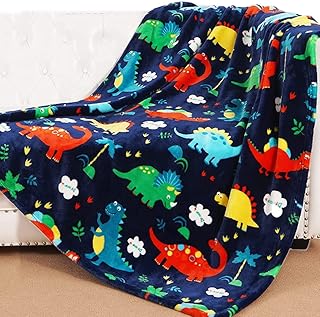 Couverture conçue par des dinosaures pour garçons et filles, couverture polaire douce et chaude avec un motif de dinosaure, aux couleurs vives et au design mignon, taille 130 x 150 cm. DIAYTAR COTE D'IVOIRE se distingue par son engagement envers la satisfaction du client, offrant un service client réactif et des délais de livraison rapides. Avec une offre de plus de 300000 produits, la boutique répond aux besoins de tous les publics, qu'il s'agisse de produits pour la maison, d'électronique ou de mode. Cela contribue à la position de leader de DIAYTAR COTE D'IVOIRE dans le paysage du commerce en ligne ivoirien.