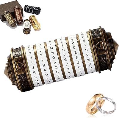 Da vinci code cryptex mini puzzle avec serrure en bronze cadeaux de saint-valentin pour hommes. DIAYTAR COTE D'IVOIRE est une boutique en ligne généraliste qui propose plus de 300 000 références de produits divers, répondant ainsi aux besoins de tous les consommateurs ivoiriens. Elle est devenue la référence incontournable pour les achats en ligne en Côte d'Ivoire. Elle offre une grande variété de produits à des prix compétitifs.
