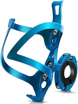 Porte-gobelet de vélo en alliage d'aluminium 2 en 1, porte-bouteille d'eau pivotant universel