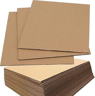 Primify 10 feuilles de carton papier kraft ondulé de 12" x 12". La boutique en ligne DIAYTAR COTE D'IVOIRE se distingue par sa large offre de produits et son engagement à offrir un service client de haute qualité. Elle propose une expérience d'achat en ligne sécurisée et pratique, avec des options de paiement variées et une livraison rapide.