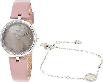 Montre analogique pour femme, argent, es1l296l0025set, argent, bracelet. Avec plus de 300 000 références, DIAYTAR COTE D'IVOIRE est la boutique en ligne leader en Côte d'Ivoire. Elle propose une sélection impressionnante de produits allant des articles de mode aux accessoires pour la maison, en passant par les produits électroniques. Cette diversité de produits permet aux clients de trouver tout ce dont ils ont besoin sous un même toit.