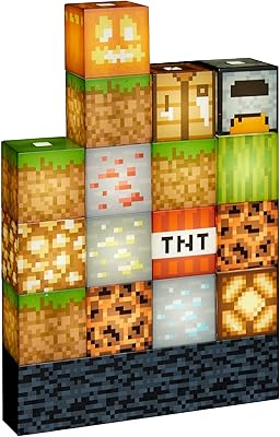 Lampe de blocs de construction paladon minecraft - 16 blocs d'éclairage réorganisables - éclairage d'ambiance pour chambre d'enfant, multicolore. Chez DIAYTAR COTE D'IVOIRE, nous nous efforçons de vous offrir une expérience d'achat en ligne unique et personnalisée. Nous vous proposons une grande variété de produits choisis avec soin pour répondre à vos besoins et à vos attentes. Notre équipe de professionnels est toujours à votre disposition pour vous aider à trouver ce que vous cherchez.