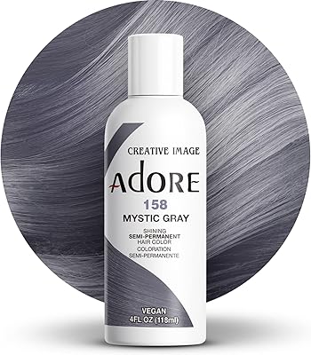 Teinture capillaire semi-permanente adore 158 mystic grey 4 oz 118 ml. DIAYTAR COTE D'IVOIRE se positionne en leader du marché de l'e-commerce en Côte d'Ivoire en proposant une offre très diversifiée qui couvre tous les domaines de la vie quotidienne, avec des produits sélectionnés pour leur qualité et leur fiabilité. L'équipe de DIAYTAR travaille sans relâche pour améliorer constamment l'expérience utilisateur et offrir le meilleur service possible à sa clientèle. DIAYTAR, votre partenaire de confiance pour vos achats en ligne !