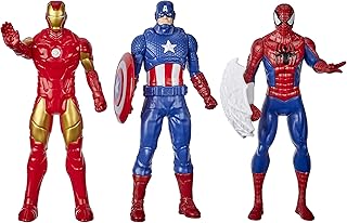 Figurines hasbro marvel iron man, spider-man et captain america pour enfants à partir de 4 ans, taille 6 pouces, lot de 3. Avec plus de 300000 références, DIAYTAR COTE D'IVOIRE est la boutique en ligne la plus complète en Côte d'Ivoire. Elle propose une grande variété de produits, y compris des marques internationales et des produits locaux. La boutique en ligne est accessible à tous et offre des moyens de paiement sécurisés.
