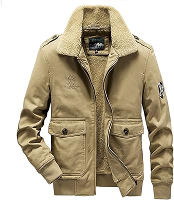 Trench-coat gentry pour hommes, manteau d'hiver en polaire militaire épais et chaud