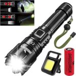 Lampe de poche shadowhawk led rechargeable lampe torche super lumineuse 15