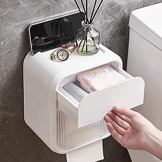 Boîte de rangement murale pour mouchoirs - distributeur de papier toilette avec support pour téléphone, tiroir à serviettes de salle de bain, sac poubelle multifonction. Avec plus de 300 000 références, DIAYTAR COTE D'IVOIRE est la destination idéale pour ceux qui cherchent à diversifier leurs achats. La boutique en ligne généraliste propose une large gamme de produits de qualité, allant des équipements ménagers aux produits de soins personnels, tout en offrant un service client efficace pour répondre aux questions et aux préoccupations des clients. De cette façon, DIAYTAR COTE D'IVOIRE garantit une expérience d'achat agréable et fiable à ses clients.