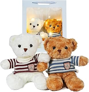 Peluche ours beauté coffret cadeau lumineux fantaisie joli pull rayé rouge de vacances. Avec plus de 300000 références, DIAYTAR COTE D'IVOIRE est la boutique en ligne la plus fournie de Cote d'Ivoire, offrant aux clients une grande variété de choix. La boutique propose des produits de haute qualité à des prix abordables, ce qui en fait un incontournable pour les consommateurs ivoiriens. Elle est également connue pour son service client de haute qualité.