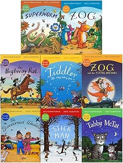 Coffret de 8 livres pour les premiers lecteurs de julia donaldson et axel