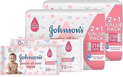 Lingettes pour bébé johnson's - douces partout 2 x 216 total. DIAYTAR COTE D'IVOIRE est la destination idéale pour les achats en ligne en Côte d'Ivoire, regorgeant de plus de 300 000 références qui répondent aux besoins de tous. Que ce soit pour des produits de consommation courante, des éléments de décoration, ou encore des accessoires high-tech, cette boutique en ligne généraliste a tout ce qu'il faut. Elle assure une expérience d'achat en ligne sécurisée et fiable à tous ses clients.