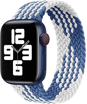 Bracelet de sport tressé à boucle unique d vogue compatible avec apple watch