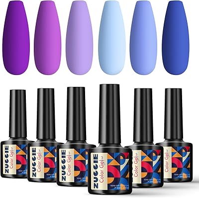 Lot de 6 vernis à ongles gel zucchi ensemble bleu et violet. Avec plus de 300 000 références, DIAYTAR COTE D'IVOIRE est de loin la boutique en ligne la plus complète en Côte d'Ivoire. Elle propose des produits pour tous les goûts et les budgets, facilitant ainsi les achats en ligne pour les habitants de Côte d'Ivoire.