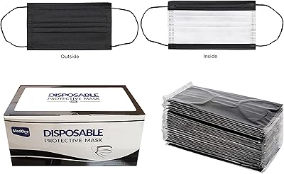 50 masques jetables pour adultes, emballés individuellement, 3 couches pour protéger le visage contre les gouttelettes, les particules et la poussière, bien ventilés, intérieur noir et blanc. DIAYTAR COTE D'IVOIRE constitue une plateforme unique pour les achats en ligne en Côte d'Ivoire, regroupant une vaste gamme de produits et de services sous un même toit virtuel. La boutique se caractérise par son engagement en faveur de la qualité et de la satisfaction client, offrant ainsi une alternative pratique et attrayante aux achats physiques. Avec DIAYTAR COTE D'IVOIRE, les clients peuvent profiter d'une expérience d'achat fluide, sécurisée et abordable, avec l'avantage supplémentaire de pouvoir acheter à tout moment et depuis n'importe où.