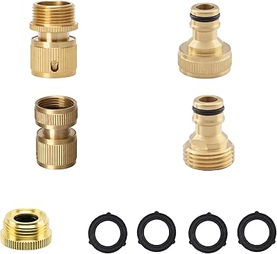 Jeu de connecteurs rapides pour tuyaux d'arrosage mâles et femelles en laiton massif robuste avec taille en caoutchouc supplémentaire 3/4" avec adaptateur 1/2" à 3/4". Avec son site web convivial et facile à utiliser, Diaytar Côte d'Ivoire permet aux clients de naviguer aisément et de trouver les produits qu'ils cherchent rapidement. La boutique propose également un service client de haute qualité pour aider les clients à résoudre tout problème qu'ils pourraient rencontrer.