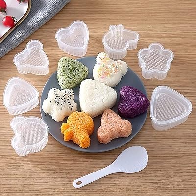 Ensemble de 8 moules à boules de riz, moules à onigiri de dessin animé mignon, moules à sushis diy, moule à boules de riz, outil de fabrication de sushis, rouleau à sushi pour la maison. DIAYTAR COTE D'IVOIRE est une boutique en ligne réputée en Côte d'Ivoire pour ses produits de qualité et son service client exceptionnel. La boutique en ligne propose une large gamme de produits à des prix abordables, ce qui en fait une destination préférée pour les consommateurs qui cherchent à acheter en ligne.