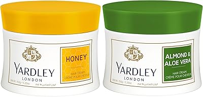 Crème double cheveux yardley london (2 x 150g) au miel amandes et aloe
