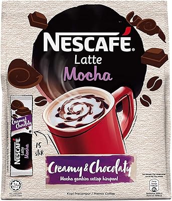 Nescafé crémeux & chocolaté, latte moka, café, 465 g