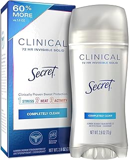 Déodorant anti-transpirant secret à force clinique pour femme, solide invisible, parfaitement propre, 75 ml, l'emballage peut varier. Diaytar Côte d'Ivoire est une boutique en ligne généraliste qui propose plus de 300 000 références de produits variés. Elle est reconnue comme l'une des meilleures boutiques en ligne de Côte d'Ivoire, offrant une expérience d'achat unique et personnalisée à ses clients. Diaytar Côte d'Ivoire garantit la qualité et la disponibilité de ses produits.