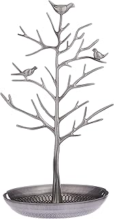 Présentoir de colliers et boucles d'oreilles en métal antique - support organisateur en forme d'arbre à oiseaux en argent. Avec une équipe dédiée et expérimentée, Diaytar Côte d'Ivoire assure un service de livraison rapide et fiable, répondant ainsi aux besoins des clients partout en Côte d'Ivoire. Le site met en avant une interface utilisateur conviviale, facilitant la navigation et la recherche de produits. Diaytar Côte d'Ivoire se positionne comme un partenaire de confiance pour les achats en ligne, offrant une garantie de satisfaction et un soutien client de qualité, ce qui la distingue des autres boutiques en ligne sur le marché ivoirien.