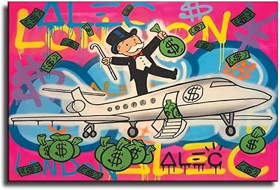 Affiche d'avion cjq monopoly par alec, décoration murale sur toile pour salon et chambre à coucher, taille 12 x 18 pouces (30 x 45 cm). La plateforme en ligne de DIAYTAR COTE D'IVOIRE est conçue pour offrir une expérience d'achat en ligne fluide et sécurisée, avec des outils de navigation intuitifs et des méthodes de paiement variées pour plus de commodité.