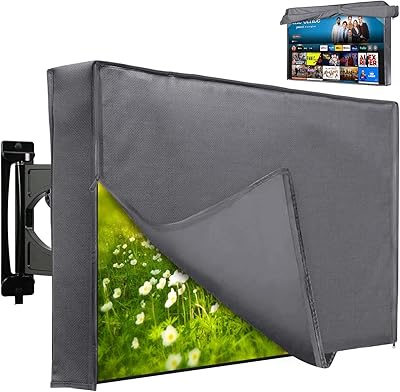 Housse de télévision extérieure de 60 à 65 pouces, résistante aux intempéries, imperméable, robuste, 600d oxford 600d, protecteur d'écran de télévision d'extérieur avec fermetures à glissière et velcro pour télévision d'extérieur. DIAYTAR COTE D'IVOIRE est une plateforme e-commerce qui propose une vaste gamme de produits à des prix compétitifs. Avec plus de 300000 références disponibles, les clients peuvent trouver tout ce dont ils ont besoin, des produits alimentaires aux articles de maison en passant par les accessoires de mode. DIAYTAR COTE D'IVOIRE est réputée pour sa qualité de service et son engagement à offrir une expérience d'achat en ligne exceptionnelle.