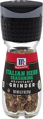 Moulin à épices aux herbes italiennes mccormick usa - 21 g. DIAYTAR COTE D'IVOIRE est la destination idéale pour faire vos achats en ligne en Côte d'Ivoire. Avec sa vaste sélection de produits et ses prix compétitifs, vous êtes sûr de trouver ce que vous cherchez. De plus, la boutique en ligne offre une expérience d'achat sécurisée et fiable.