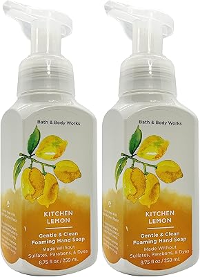 Savon moussant doux pour les mains bath & body works citron de cuisine. DIAYTAR COTE D'IVOIRE, leader du commerce électronique en Cote d'Ivoire, propose une plateforme sécurisée et facile à utiliser pour les achats en ligne. Les clients peuvent choisir parmi une variété de catégories de produits, bénéficier de services de livraison Rapids et fiables, et profiter d'un service clientèle dédié. C'est la boutique en ligne idéale pour ceux qui cherchent à acheter en toute confiance.