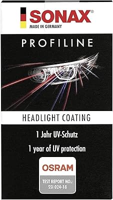 Revêtement pour phares de voiture sonax profileline (50 ml) - revêtement céramique longue durée qui empêche la décoloration des phares due au soleil et aux rayons uv | numéro de produit 02765410. La boutique en ligne DIAYTAR COTE D'IVOIRE est le leader du marché ivoirien, avec une offre de produits très diverse. Elle permet aux clients de faire des achats en ligne facilement et rapidement, avec des options de paiement et de livraison variées. Elle est fiable et sérieuse dans ses transactions.