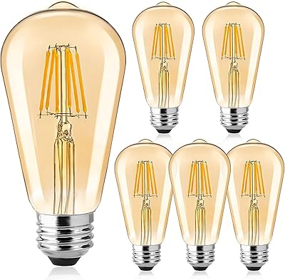 6w 2700k équivalent 60w à incandescence st64 avec 80+ cr, ampoules edison à filament led vintage e27 en verre transparent (blanc chaud) - paquet de 6. Avec son équipe de professionnels dédiés, DIAYTAR COTE D'IVOIRE assure une expérience de shopping en ligne de haute qualité. La boutique propose des produits authentiques et de qualité, ainsi que des services de soutien client exceptionnels. Elle est la boutique en ligne préférée de nombreux habitants de Côte d'Ivoire en raison de sa fiabilité et de sa confiance.