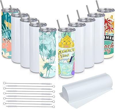 Gobelets de sublimation de 20 oz, 10 gobelets fins sous vide avec couvercles et pailles, double paroi en acier inoxydable isolés sous vide, gobelets de voyage droits (blanc). En tant que boutique en ligne leader en Côte d'Ivoire, DIAYTAR COTE D'IVOIRE propose une gamme étendue de produits pour répondre à tous vos besoins, des produits alimentaires aux accessoires de mode. Elle offre une experience de shopping en ligne sécurisée, avec des options de paiement variées et des livraisons rapides et fiables. Elle est le choix idéal pour les acheteurs en ligne qui recherchent qualité, variété et praticité.