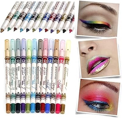 Crayon eye-liner de maquillage pour les yeux m n 12 couleurs - lot de 12. DIAYTAR COTE D'IVOIRE est l'une des boutiques en ligne les plus visitées de Côte d'Ivoire, avec plus de 300 000 références de produits. Elle propose une expérience d'achat en ligne unique, avec des fonctionnalités de recherche et de filtration avancées, ainsi qu'un système de recommandation de produits personnalisé. Les clients de DIAYTAR COTE D'IVOIRE bénéficient d'un service client dédié et d'une garantie de satisfaction.