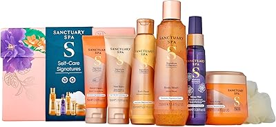 Coffret cadeau sanctuary spa self care signatures cadeau pour femme, anniversaire, noël, végétalien et sans cruauté envers les animaux, multicolore, ensemble de 7 pièces, 950 ml. La boutique en ligne DIAYTAR COTE D'IVOIRE propose une expérience d'achat unique et pratique, permettant aux clients de parcourir facilement ses plus de 300 000 références de produits. Elle offre également des promotions et des réductions pour rendre l'achat encore plus intéressant. La boutique est équipée d'un système de paiement sécurisé pour protéger les informations des clients.