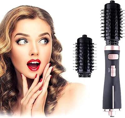 Zfhtao brosse à lisser multifonctionnelle pour femmes, fer à friser anti-brûlure, parfait