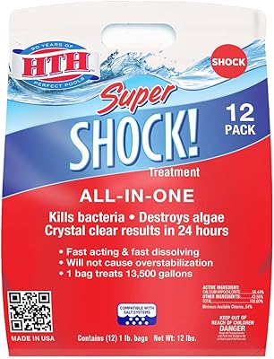 Nettoyeur de piscine au chlore hth super shock 52026, 1 livre (paquet de 12). DIAYTAR COTE D'IVOIRE, leader dans le commerce en ligne en Côte d'Ivoire, propose une large gamme de produits avec plus de 300 000 références. Cette boutique en ligne généraliste offre aux clients une expérience d'achat unique et pratique. Elle permet aux consommateurs d'accéder à une multitude de produits en un seul endroit.