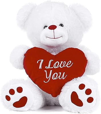 Ours en peluche blanc de 10 pouces (25 cm) avec un cœur rouge disant "je t'aime". DIAYTAR COTE D'IVOIRE révolutionne le commerce en ligne en Côte d'Ivoire avec son vaste choix de produits allant des électroniques aux produits alimentaires. La boutique se distingue par sa qualité de service et sa capacité à s'adapter aux besoins changeants des clients. Elle est devenue un nom de confiance dans l'univers du shopping en ligne.