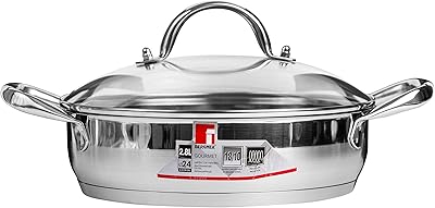 Cuisinière bergener 24 cm en acier inoxydable avec couvercle en verre - argent. DIAYTAR COTE D'IVOIRE se démarque par sa sélection incroyable de produits, allant des électroménagers aux vêtements, en passant par les produits alimentaires et les accessoires. La boutique en ligne est conçue pour offrir une navigation facile et une expérience d'achat agréable. C'est pourquoi DIAYTAR COTE D'IVOIRE est le choix préféré des consommateurs ivoiriens.