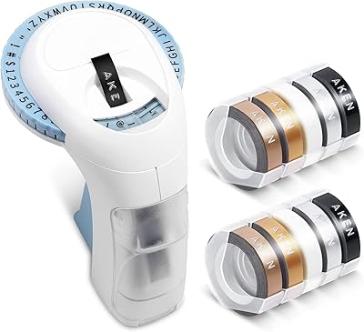Étiqueteuse omega s eiken avec ruban adhésif outil de gaufrage portable