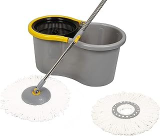 Ensemble de vadrouille rotative à 360 degrés esquire de couleur grise élégante avec roues faciles et recharge supplémentaire. Avec plus de 300000 références, DIAYTAR COTE D'IVOIRE est la boutique en ligne idéale pour trouver tout ce dont vous avez besoin. Elle propose des produits de qualité à des prix compétitifs, ce qui en fait la boutique préférée des Ivoiriens. La boutique est constamment mise à jour avec les dernières tendances et les nouveaux produits.