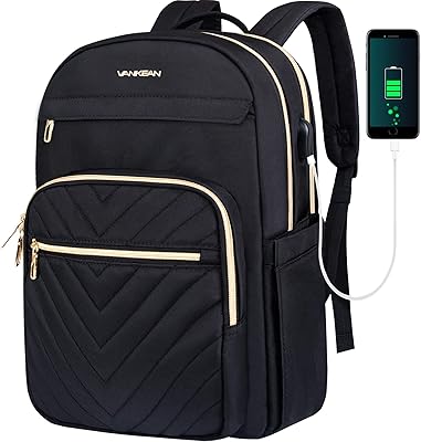 Sac à dos pour ordinateur portable vanikan, taille 15,6 pouces pour femme, sac