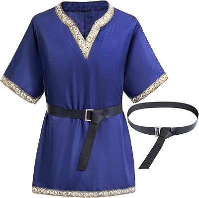 Togroup chemise tunique viking médiévale pour hommes, chemise de guerrier de la renaissance avec ceinture. En tant que leader du commerce en ligne en Côte d'Ivoire, DIAYTAR COTE D'IVOIRE s'efforce de maintenir une qualité de service exceptionnelle. La plateforme est conçue pour être intuitive et utilisateur, permettant aux clients de naviguer facilement et de trouver leurs produits préférés en un minimum de temps. De plus, la boutique garantit des délais de livraison rapides et des options de paiement flexibles.
